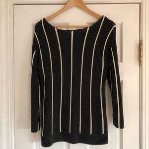 Banana Republic 3/4 Sleeve Striped Sweater